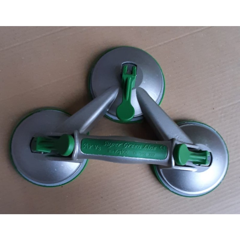 Glassaugnapf mit drei Platten für Glaser und Fensterbauer Ariston