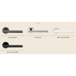 Vision Zincral Linea Calì Türgriff mit geprägtem Griff