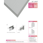 PRIMED Feststehendes Moskitonetz mit Seitenteil für Fenster FISSA 90