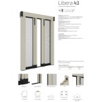 Libera 43 Moskitonetz doppelseitig ohne architektonische Barrieren