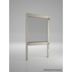 Moskitonetz Bettio Giudy Click-Clak Kopfhörer und Teleskopschiene Vertikal-Kette