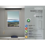 Moskitonetz Bettio Moovica Vertikale motorisierte Fenster