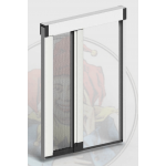 Moskitonetz Jolly 1 Anta Frühling kontrolliertes Schließen Zanzar Sistem