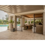 Plissee Moskitonetz 2 Schiebetüren für Französisch Tür Einfach zu installieren Plissé Zanzar Sistem